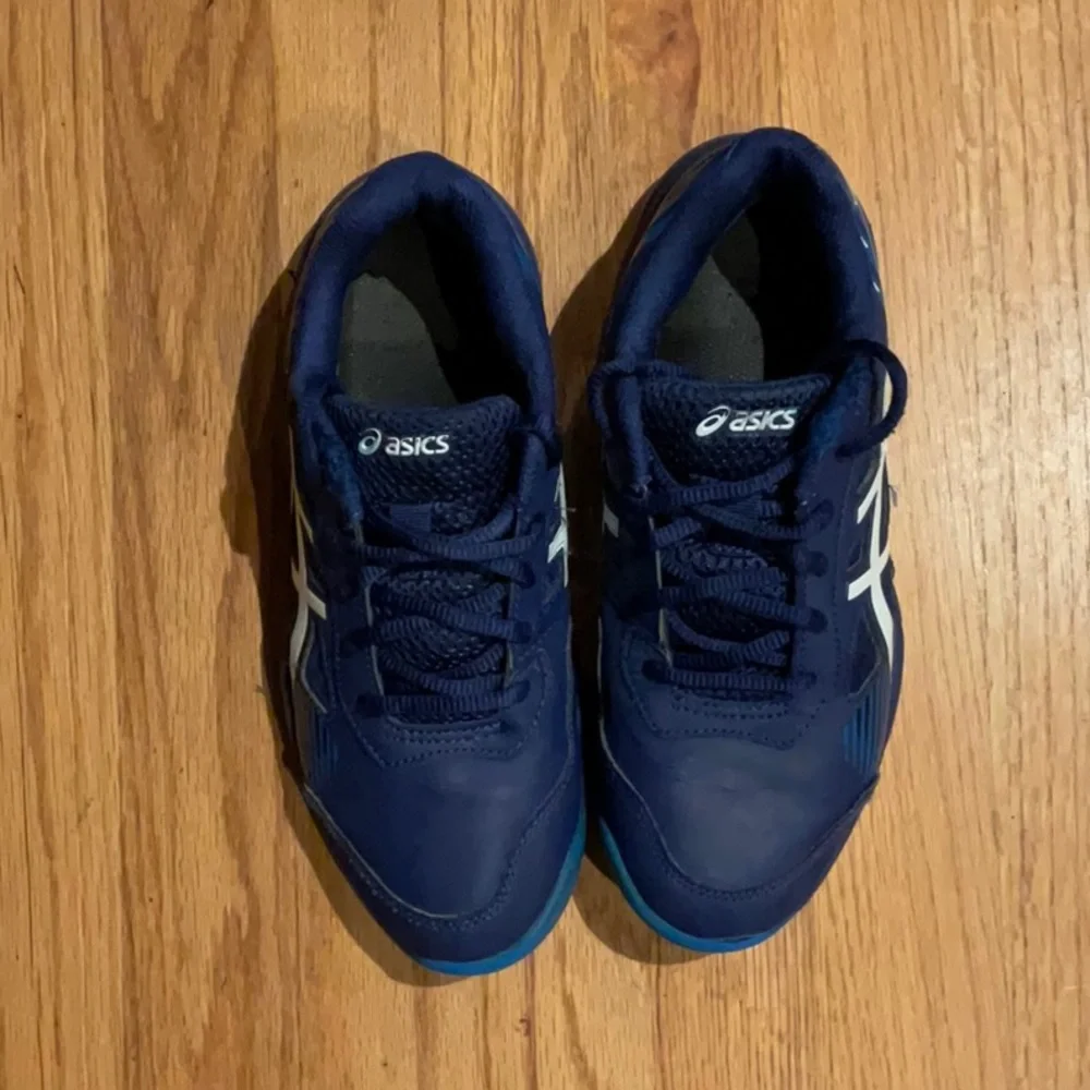 ASICS: Boy’s Gel Grade 8 Blue Expanse/White Tennis SHOES Size 5